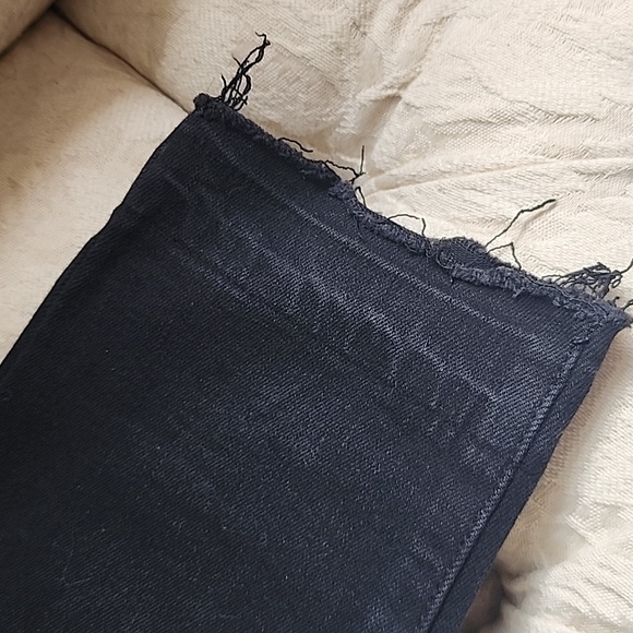 DKNY High Rise Skinny Jeans with Knee Holes - Picture 3 of 7